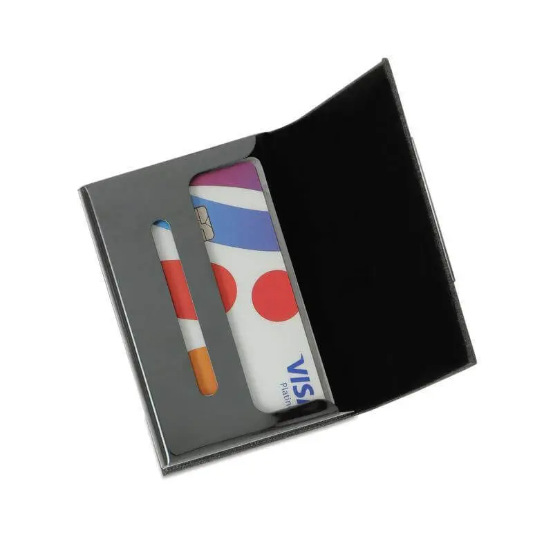 SILVAN - Giftology Gift Set ( Card Holder, Key Chain and Pen ) - Grey (3).webp
