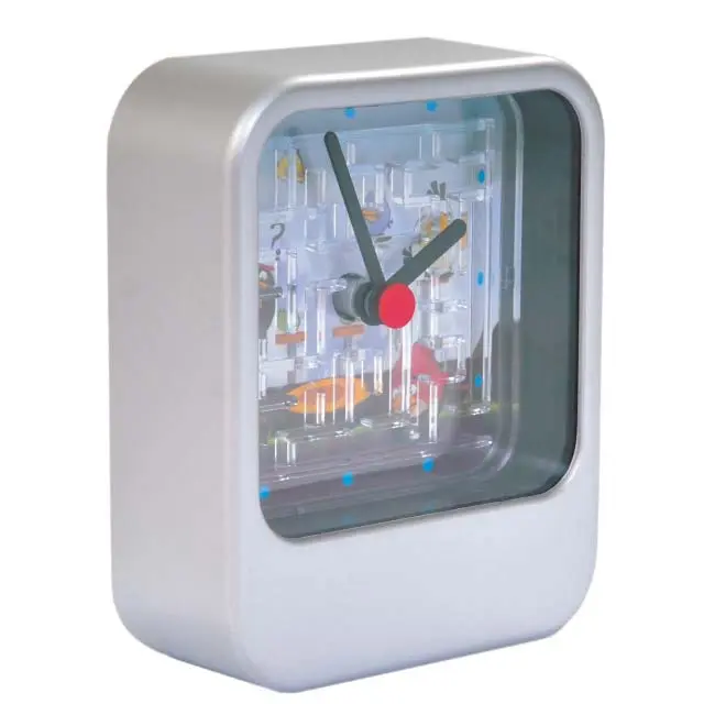 LOMBL Desktop Clock With Maze Game.webp
