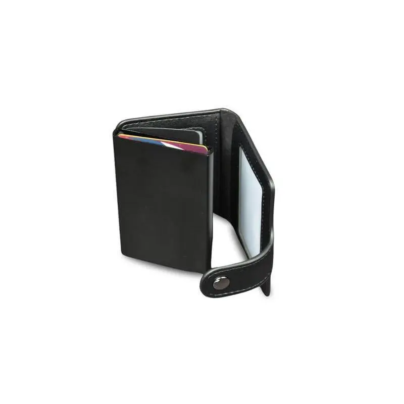 REINE -  Set of RFID Card Holder, Key Chain and Pen - Black (2).webp