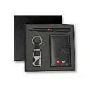 REINE -  Set of RFID Card Holder, Key Chain and Pen - Black (8).webp