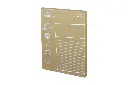 ARSLEV - A4 Ruled Desk Notepad with Pen, Ruler and U-clips.webp