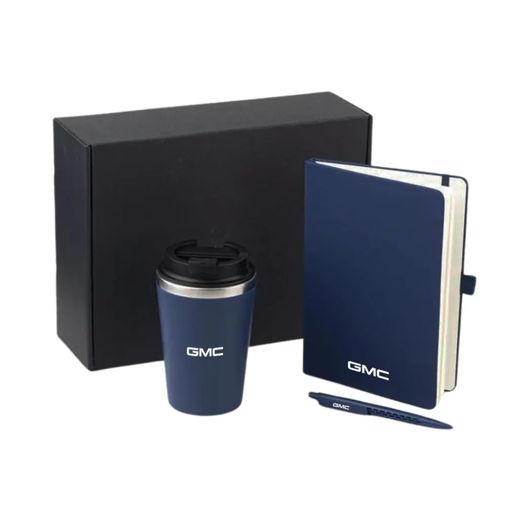 KOKSI - Giftology Set of Double Walled Tumbler, A5 Notebook and Pen - Navy Blue (2).webp