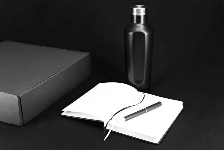 ARGAKI - SANTHOME Gift Set- SS Bottle, Notebook and Pen (3).webp