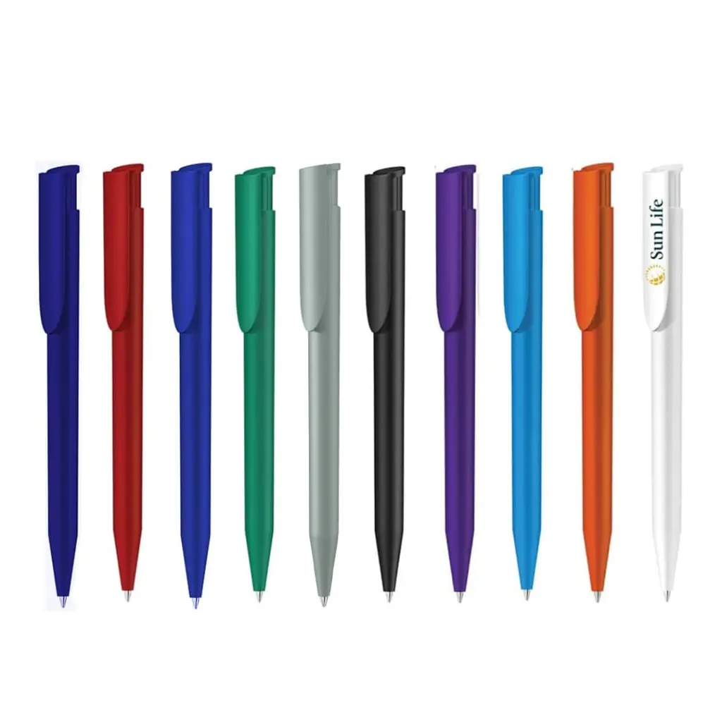 UMA HAPPY Plastic Pen - White.webp