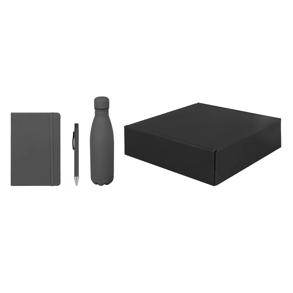 LAUTA - Giftology Set of Stainless Bottle, Notebook and Pen - Grey (3).webp
