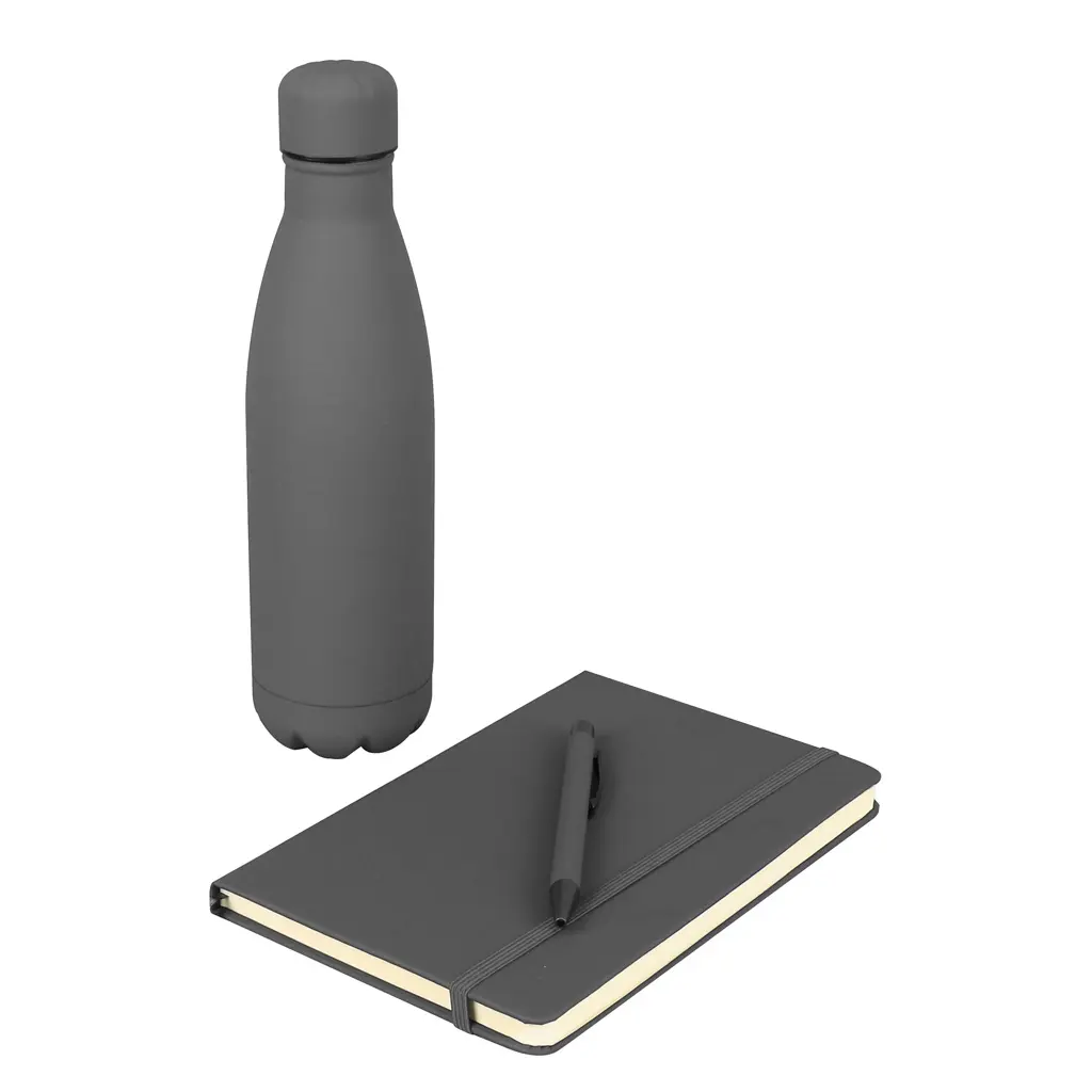 LAUTA - Giftology Set of Stainless Bottle, Notebook and Pen - Grey (1).webp