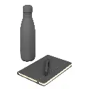 LAUTA - Giftology Set of Stainless Bottle, Notebook and Pen - Grey (1).webp