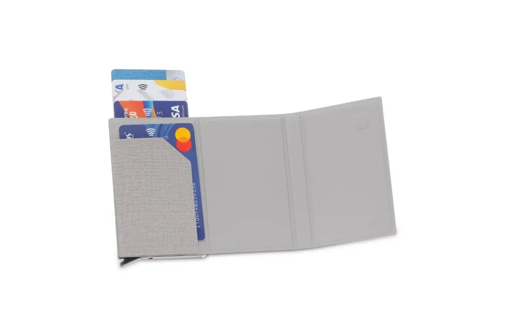 CHANGE ZERO Sustainable Gift Set with Refillable Notebook, Pen & Cardholder - Grey (3).webp