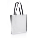 Non-Woven Shopping Bag Vertical White/Black