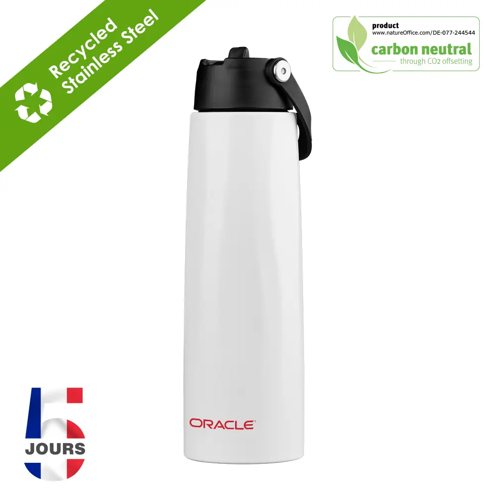  1L/33oz Calypso Sports Bottle White stock