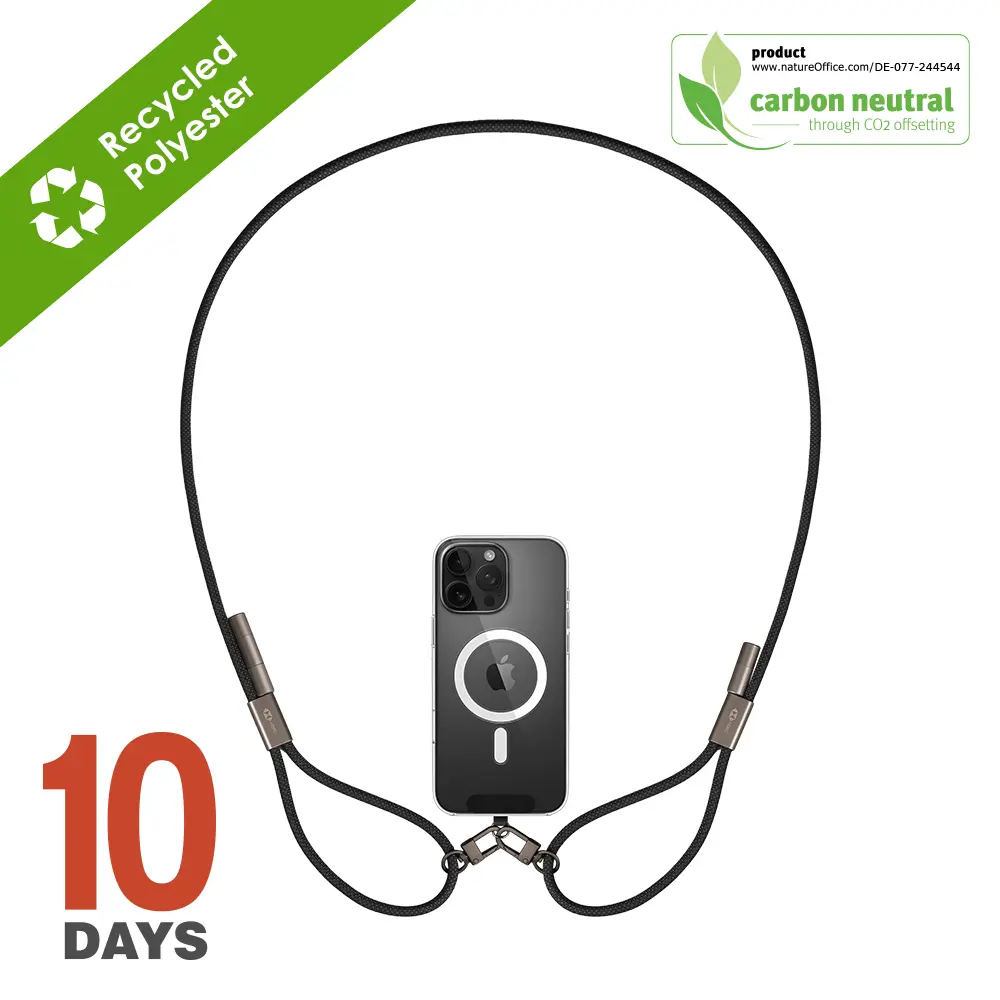  Charging Cable & Phone Strap, RPET, 60W STO