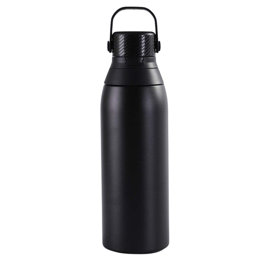 EVORA - Hans Larsen Double Wall Stainless Steel Vacuum Bottle - 750ml - Black