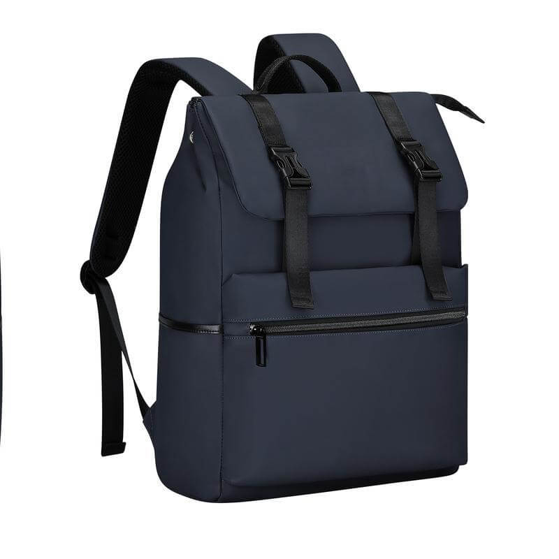 LEON - Giftology 17" Rolltop Backpack - Blue