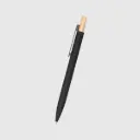 Recycled Aluminum Pen With Bamboo Plunger