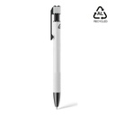PILA - Recycled Aluminium Ballpoint Pen - White