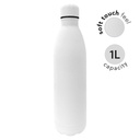 MODENA - Giftology Soft Touch lnsulated Water Bottle - 1L - White