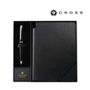 Cross ATX® Basalt Black Ballpoint Pen with Classic Black Journal Gift Set