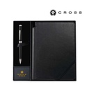 Cross Coventry Black Lacquer Ballpoint Pen with Classic Black Journal Gift Set