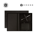 Cross Calais™ Ballpoint Pen with Notebook and Cardholder Gift Set - Black