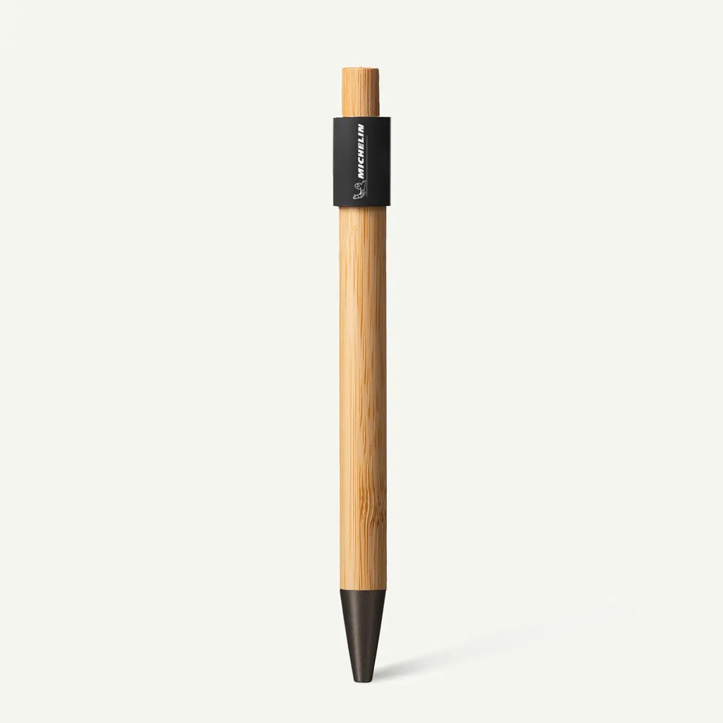 (Custom) NOCLIP SPIN FSC Bamboo and Recycled Aluminum Spinner Pen