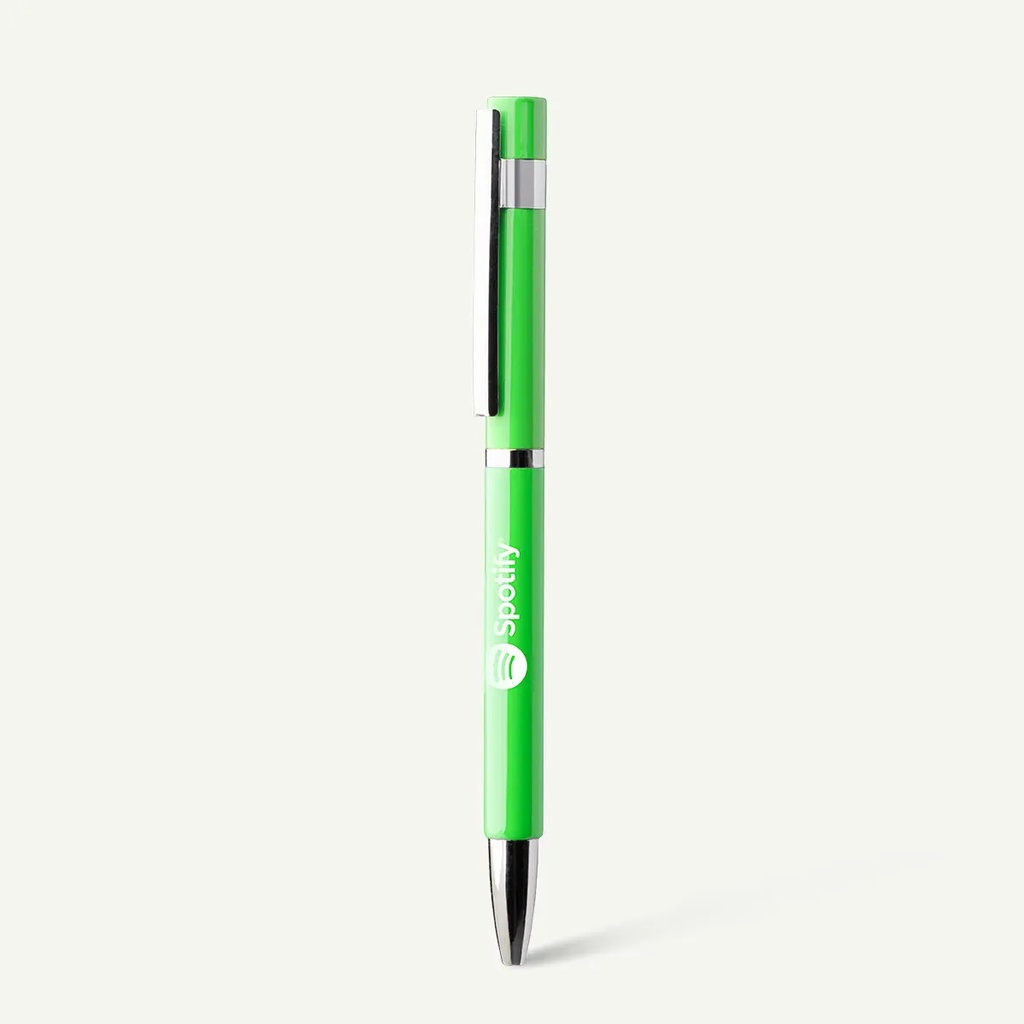 (Custom) HEX XL Recycled Stainless Steel Twist Ballpen