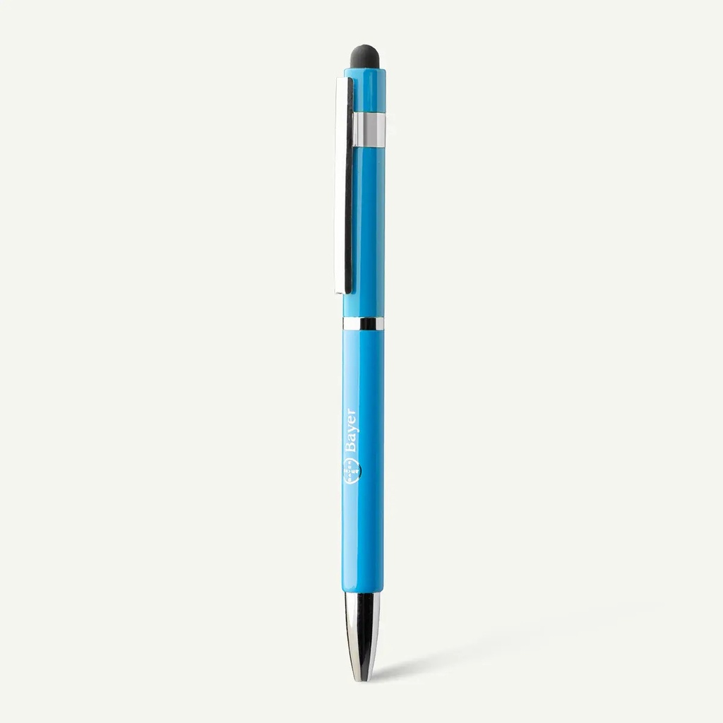 (Custom) HEX XLS Stylus Recycled Stainless Steel Twist Ballpen