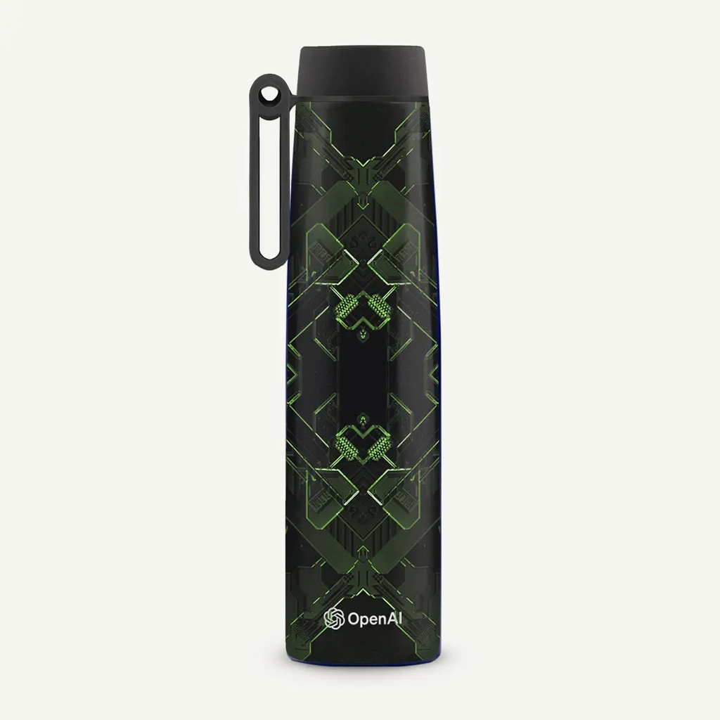 (360UV) CALYPSO 750ml / 25oz Double Wall Vaccum Recycled Stainless Steel Bottle with Handle