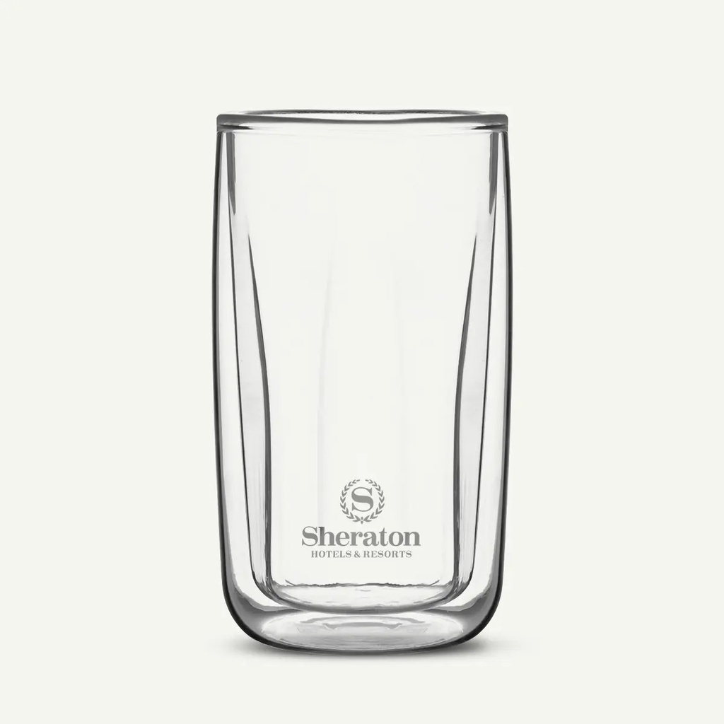 (Custom) CALYPSO - 330ml / 11oz Recyclable Double Wall Glass