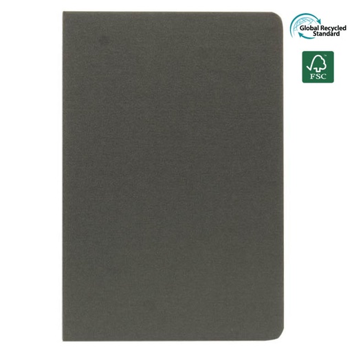 [NBSN 342] ORSHA - SANTHOME A5 rPET & Certified Notebook - Grey (Anti-Microbial)