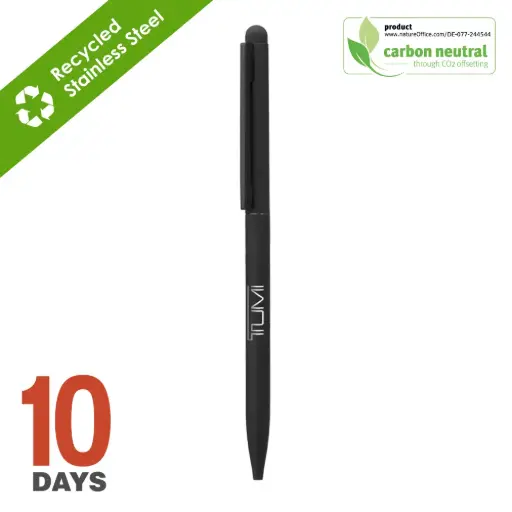 [BND78S]  Sari THIN stylus twist metal ballpen *STOCK