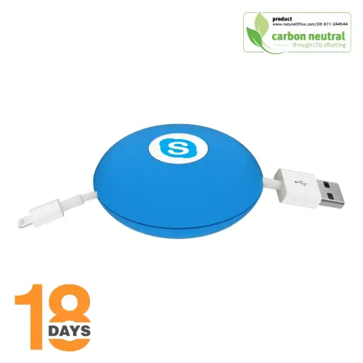 [BND833]  Spinni Blue, cable organizer by Gumbite 