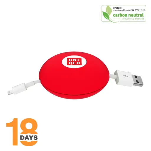 [BND833]  Spinni Red, cable organizer by Gumbite