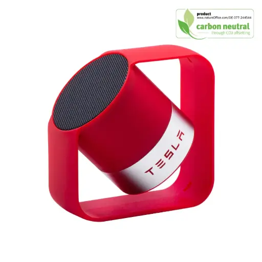 [BND504]  Rock wireless speaker in Recycled ABS Red