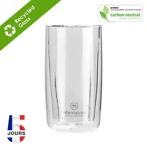 [BND887L]  Double Wall Drinking Glass, 330ml - STOCK