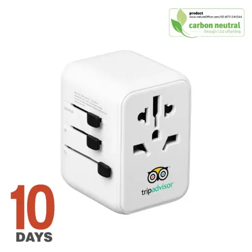 [BND220]  GlobePlug, Universal Travel Adaptor, 12W ST