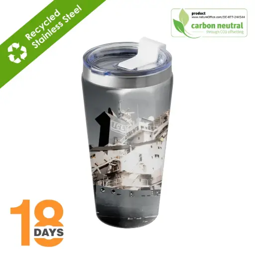 [BND886XL]  Calypso 500ml/16oz  Tumbler Black STOCK