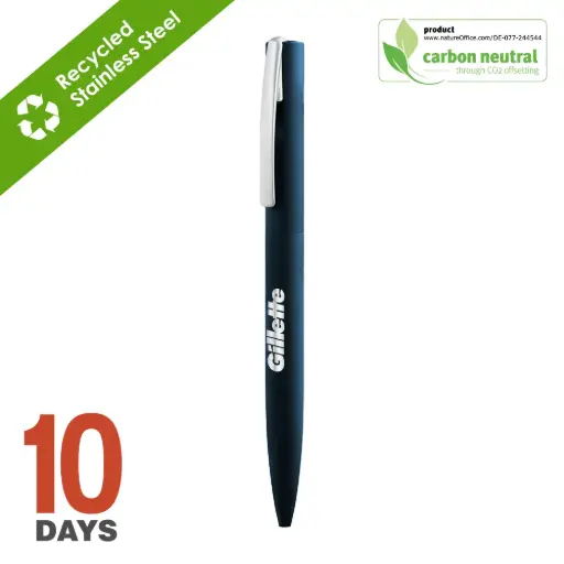 [BND182]  Lyd, twist metal ball pen BLUE STOCK
