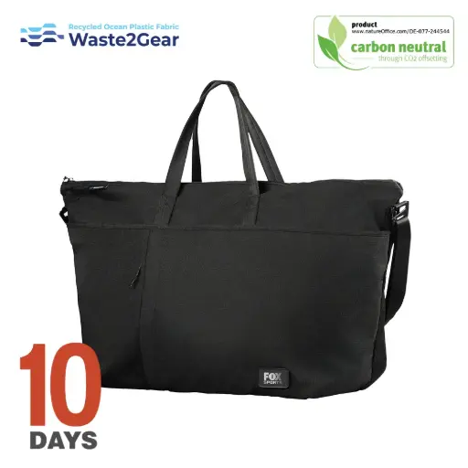 [BND938]  ZENITH, Upscaled Gym Bag 30L - Black