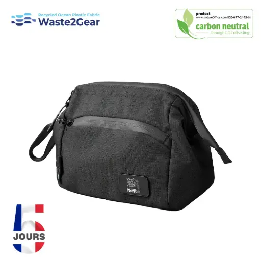 [BND942]  LAGUNA, Metal Binded Cosmetic Pouch 4L STOC