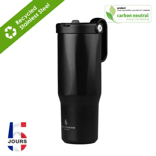 [BND878]  EXPLORER 900ml/30oz Tumbler Black Stock