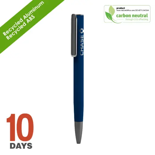 [BND192]  URRGH Recyled Alu ball pen blue rubber