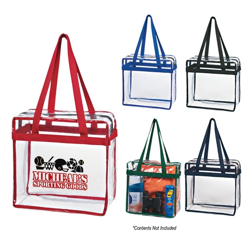 [HV-33603] Clear EVA Tote Bag With Zipper