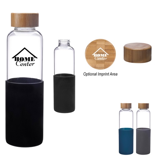 [HV-6014] 20 Oz. James Glass Bottle