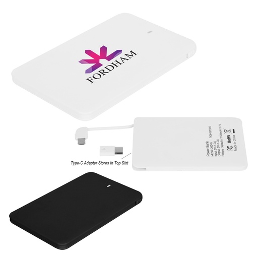 [HV-26045] Slim 2,500 MAH 3-In-1 Power Bank