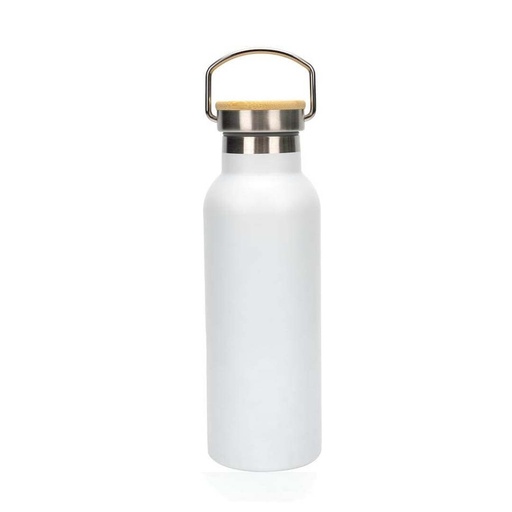 [DWGL 3270] ALMERIA - Giftology Double Wall Stainless Steel Bottle 500ml - White