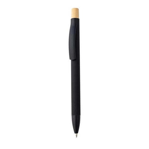 [WIMP 5347] BOLT - Aluminium Push Action Ballpen - Black