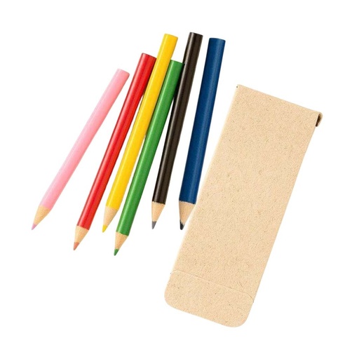 [STGL 5312] OTTA - Giftology Set of 6pcs Color Pencils in Lemongrass Paper Box