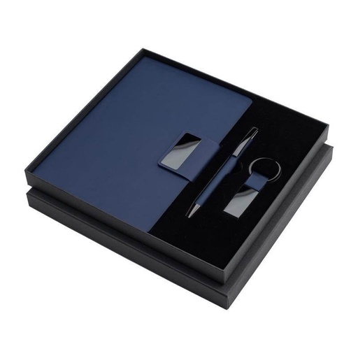 [GSGL 9588] REGENT - Giftology Set of Notebook, Keychain and Pen - Blue