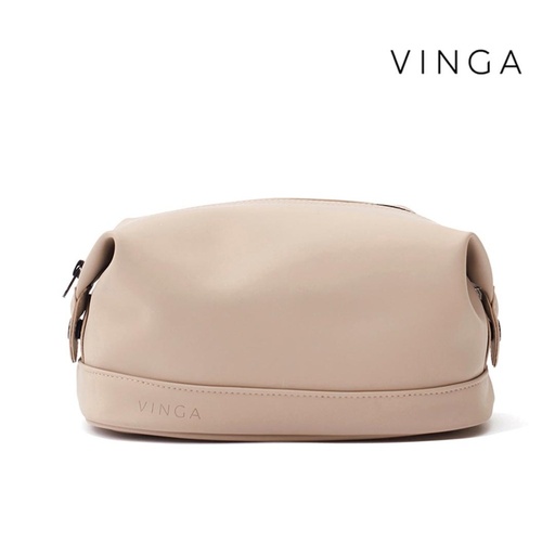 [WBXD 2237] VINGA Baltimore Wash Bag - Beige