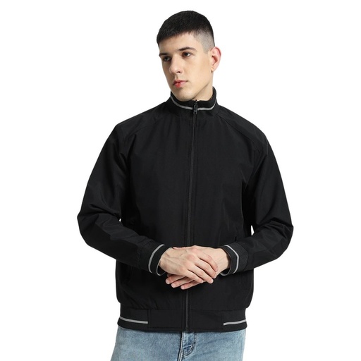 [M-VARSITY] VARSITY - SANTHOME Men's Lightweight Reversible Bomber Jacket